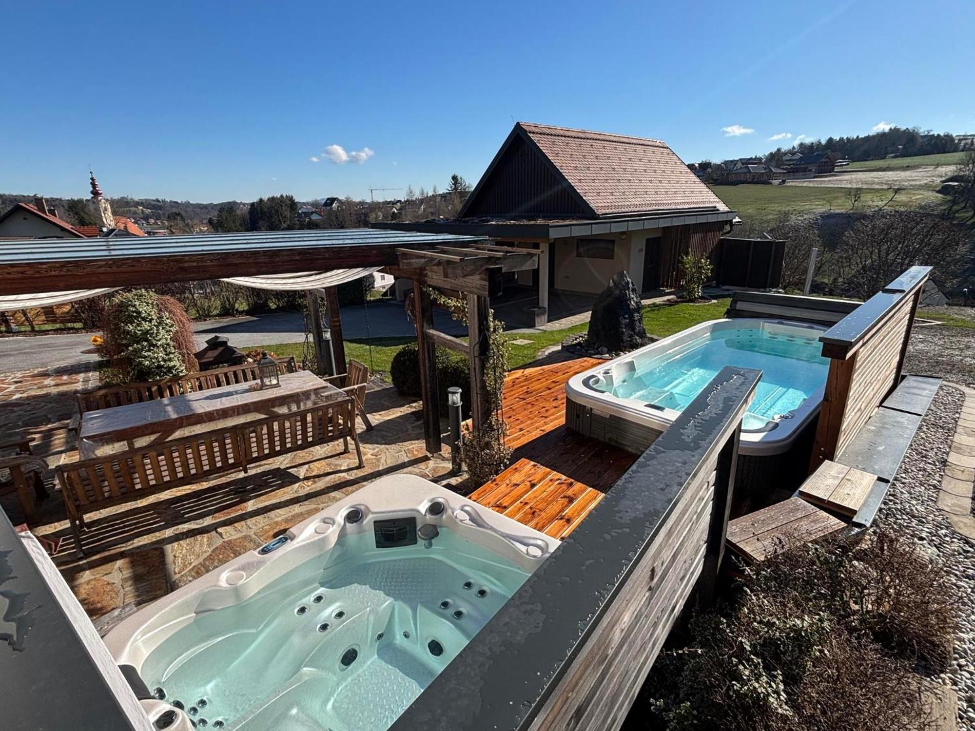 Das "Ferienhaus Eibiswald" Landhaus Refugium Im Schilcherland - Sauna Und Spa Eksteriør billede